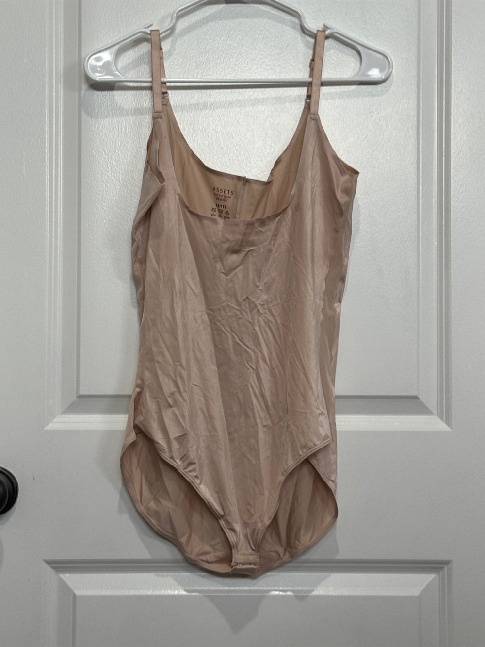 Assets By Spanx Beige Nude Shaping Bodysuit